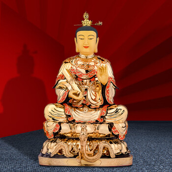 三漫陀大慈大悲灵山老母菩萨19寸灵山圣母灵山娘娘青霄元君像道教摆件