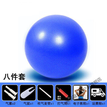 幼儿园 更多瑜伽球尺寸 25cm_蓝色【加厚防爆】 打气筒_非专业体操球