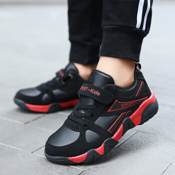 安錔男童鞋2023春秋季儿童运动鞋男童潮搭鞋子轻便软底皮面男孩运动鞋