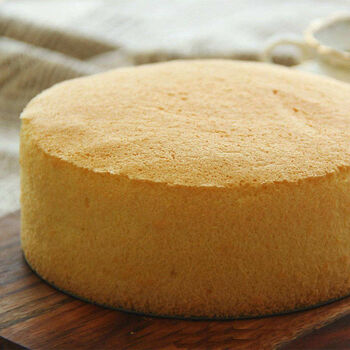 虎钢馋新鲜现做海绵蛋糕胚寸生日蛋糕半成品即食糕点心 6寸直径13.5cm