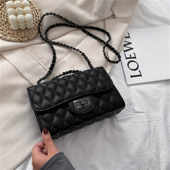 包女2023新款小众秋冬大容量链条单肩斜挎包女百小款