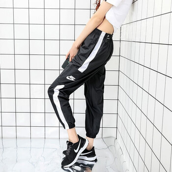 耐克（NIKE）长裤女2023秋新款跑步休闲运动裤舒适透气卫裤梭织小脚裤子FB7884 CJ7347-010 L 165/88A