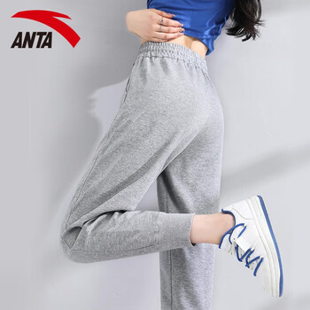 安踏(anta)运动裤女长裤秋冬季款束脚裤女士时尚百搭显瘦休闲跑步健身