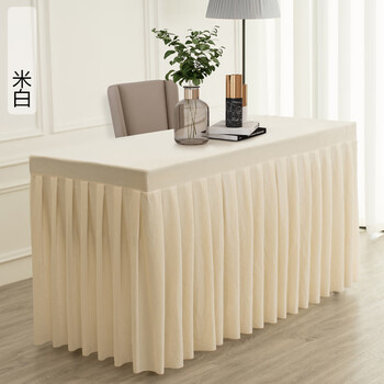 圣利进会议桌布定制金丝绒绒布长方形酒店办公展会活动商务桌套台布