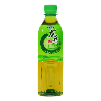娃哈哈龙井绿茶饮料整箱500ml9瓶夏季哇哈哈低糖茶饮料绿茶500g15瓶