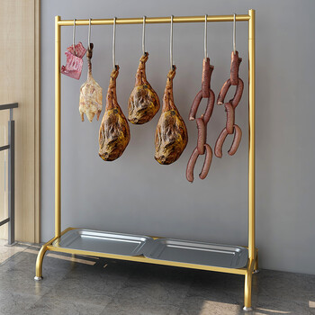 挂香肠腊肉的架子不锈钢挂腊肉架子烧烤鹅晾凉鸭鸡火腿架子家用饭店