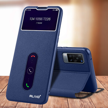 alivovivox60手机壳x60曲屏版保护皮套x60t翻盖式全包防摔外壳pro男女