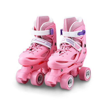 情人节礼物轮滑鞋溜冰鞋儿童初学者旱冰鞋滑轮鞋男童女童成年装备全套