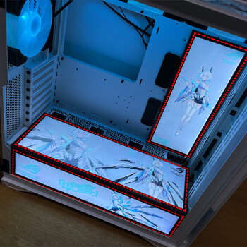 2022年太阳神机箱灯板装饰板机箱灯板rgb发光装饰灯板电脑diy定制爱国