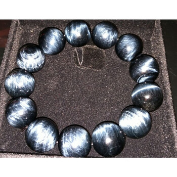 drod虎晴石手链蓝虎眼石鹰眼石手串猫单圈男女士事业14风暴闪电18毫米