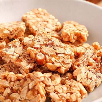 花生糖老式传统糕点安徽芜湖无为特产怀旧零食茶点纯手工花生酥糖250g