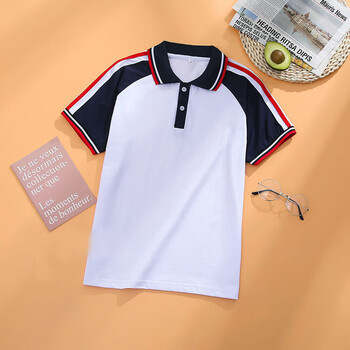 齐刻夏天小学生校服班服整套新款海陆丰学生校服套装蓝白中学生班服夏