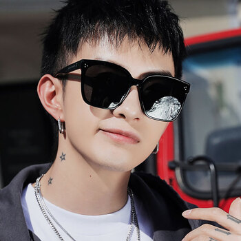 鑫菲朗新款大框太阳眼镜男士墨镜潮开车钓鱼专用司机方形高清驾驶镜