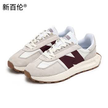 新百伦小蛮腰阿甘鞋减震运动鞋女鞋跑步鞋男休闲鞋新款百搭 白酒红 e5