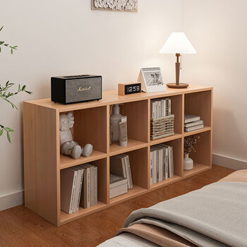 柜子储物柜简易多层房间收纳置物柜创意床头柜 【产品为图二】四格款