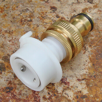 卡扣母接头 浇花洗车软管四分外丝卡接 奶嘴接头洗衣机水龙头卡扣接头