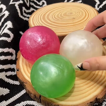 迪士尼(disney)麦芽糖捏捏球超大 解压发泄球减压球神器青提 【珠光