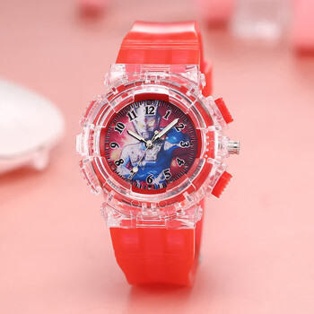 shxi发光手表儿童版玩具男孩小学生男童幼儿园3岁5防水小孩宝宝电子表