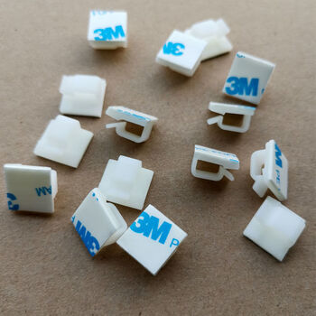 灯带固定神器自线整理排线布线卡扣掐子墙壁固定器固定夹线扣 白色10