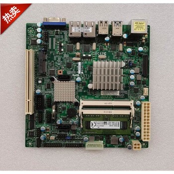 超微 x9scaa 双网卡 工业级 mini-itx主板 集成cpu 带内存 现货