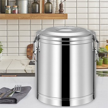 渊协不锈钢商用热水桶保温饭桶大容量米饭桶带龙头凉茶桶汤桶开水桶