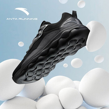 【绵绵弹】安踏男鞋运动鞋2022夏季轻便回弹减震网面透气男士跑步鞋
