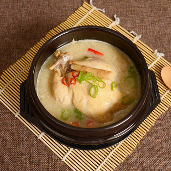 爱味弘参鸡汤方便速食鸡汤加热即食汤韩式人参汤鸡汤1000g