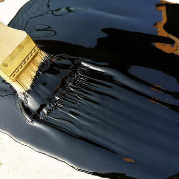 裂缝漏水沥青聚氨酯油膏堵王涂料胶 1升(黑色水性聚氨酯)约刷3平米