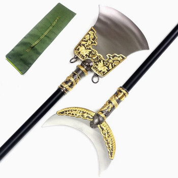 武术用沙和尚西游记十八般武术方便铲鲁智深水磨禅杖未开刃月牙铲背袋