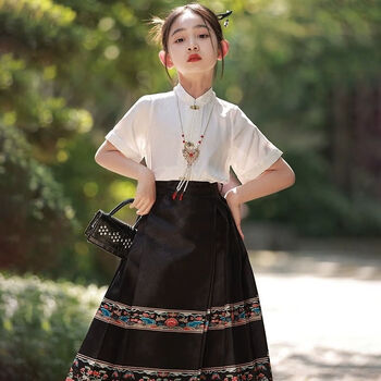 诺贝达robertadicamerino女童马面裙夏季儿童汉服童装唐装中国风小