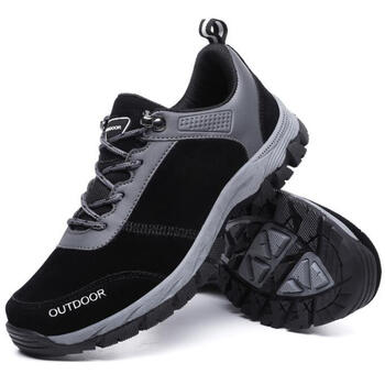 码劳保鞋4748男钢包头钢板工作鞋工地男鞋特大码劳定制黑色四季款49