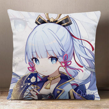 神里绫华抱枕原神周边神里绫华抱枕稻妻城白鹭双面动漫二次元玩偶礼物