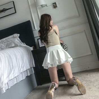 迷你超短裙性感包臀齐小短裙露底超短百褶裙无安全小短裙半身裙女夏