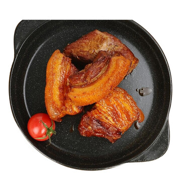 黑猪肉食熟食即食河北灵寿特产特色美食五花熏肉农家手工自制腌肉精选