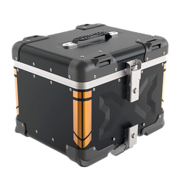 工马异星人摩托车铝合金尾箱后备箱行李箱踏板车大号通用小牛可42典雅