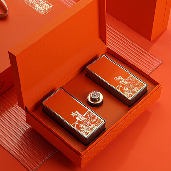 卡贝伯爵茶叶盒子高档空盒新款包装盒空礼盒红茶半斤绿茶礼盒装罐定制