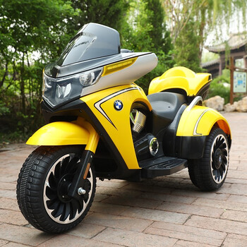 诺童康帅儿童电动摩托车三轮可坐人大号双人男女孩宝宝玩具车充电童车