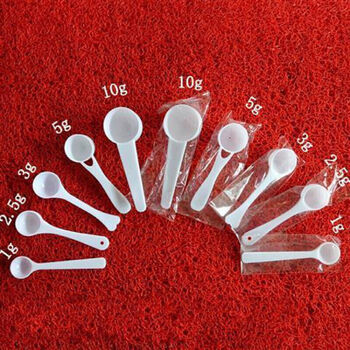 百春宝控盐勺1克1g3g5g10g克塑料量勺奶粉勺小勺子独立包装勺果定量勺