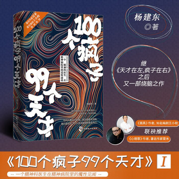 正版《100个疯子99个天才》杨建东继《天才在左,疯子在右》