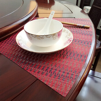 中式扇形餐垫圆桌餐桌垫中国风高档酒店餐具垫隔热垫