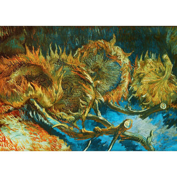 梵高装饰画丰收景象油画梵高油画世界名画星空向日葵海报相框墙画客厅