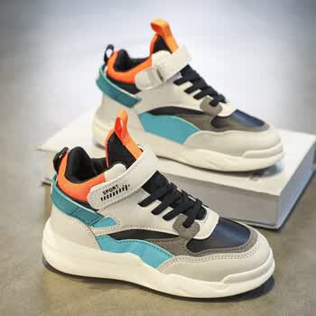 特步舒适同类型男童鞋运动鞋2023新款秋季儿童小白鞋软