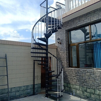 室外楼梯室外旋转楼梯转梯室外用楼梯防水楼梯普通型托盘