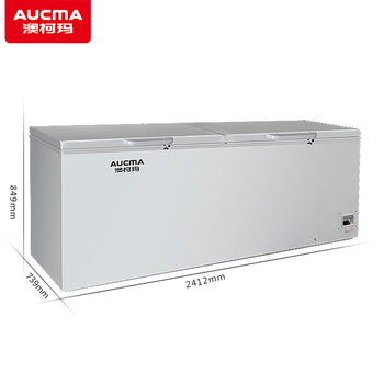 澳柯玛（AUCMA）DW-40W828大容量商用家用医用低温冰柜冷柜保存箱828升储存