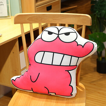 小新抱枕公仔系列礼物女生生日玩偶睡觉娃娃毛绒玩具 粉色恐龙(双面)