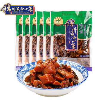 锦州百合小菜酱八宝袋装东北特产爽口小咸菜酱腌菜佐餐下饭菜酱八宝