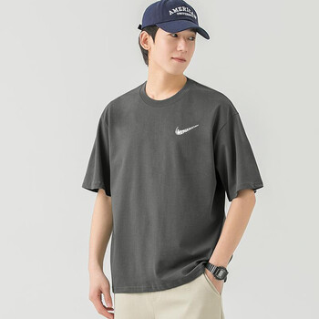 nike耐克nike孕妇短袖t恤男款夏季纯棉潮流圆领上衣宽松休闲纯色4世家
