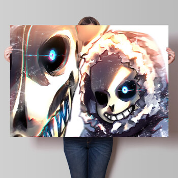 传说之下游戏海报undertale周边sans壁纸宿舍卧室超大墙贴装饰画传说
