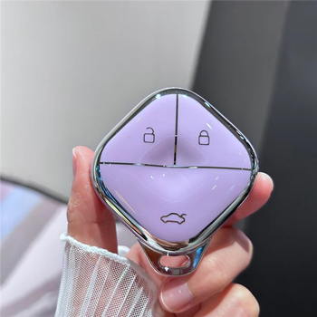 五菱缤果钥匙套宾果晴空宝骏kiwiev可爱女汽五菱f款尾箱款紫色单壳