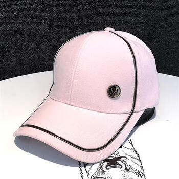 ukcf新款秋冬帽子女2023年新款女士韩版洋气漂亮的百搭女帽鸭舌帽粉色